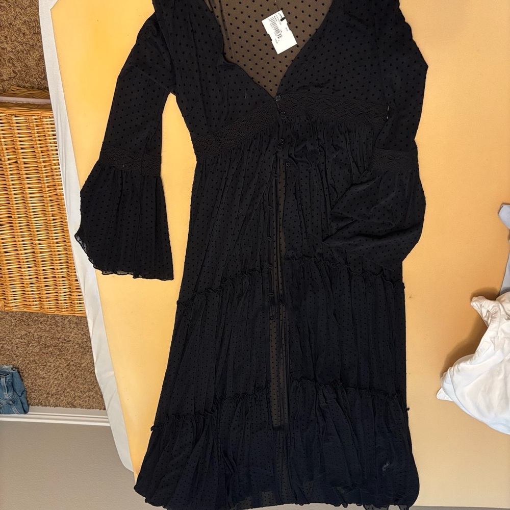 Mesh Maxi Cardigan